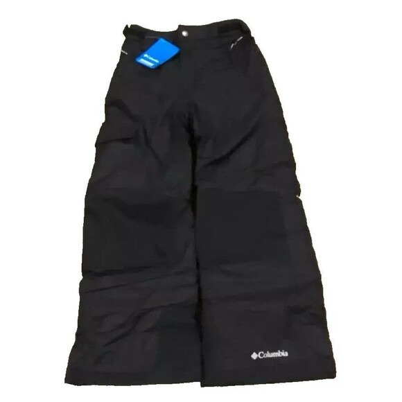 NWT Columbia Kids Bugaboo II Insulated Ski Snowboard Pants Youth S Black - Picture 1 of 3